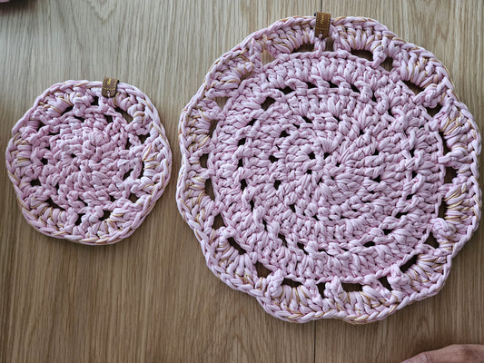 Set de sousplat Rose